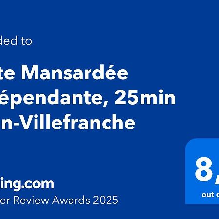 Suite Mansardee Independante, 25Min Lyon-Villefranche Chazay-d'Azergues Bagian luar foto
